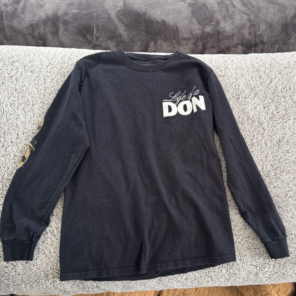 Don Toliver “Life of a Don” Black Long Sleeve Graphic Tee